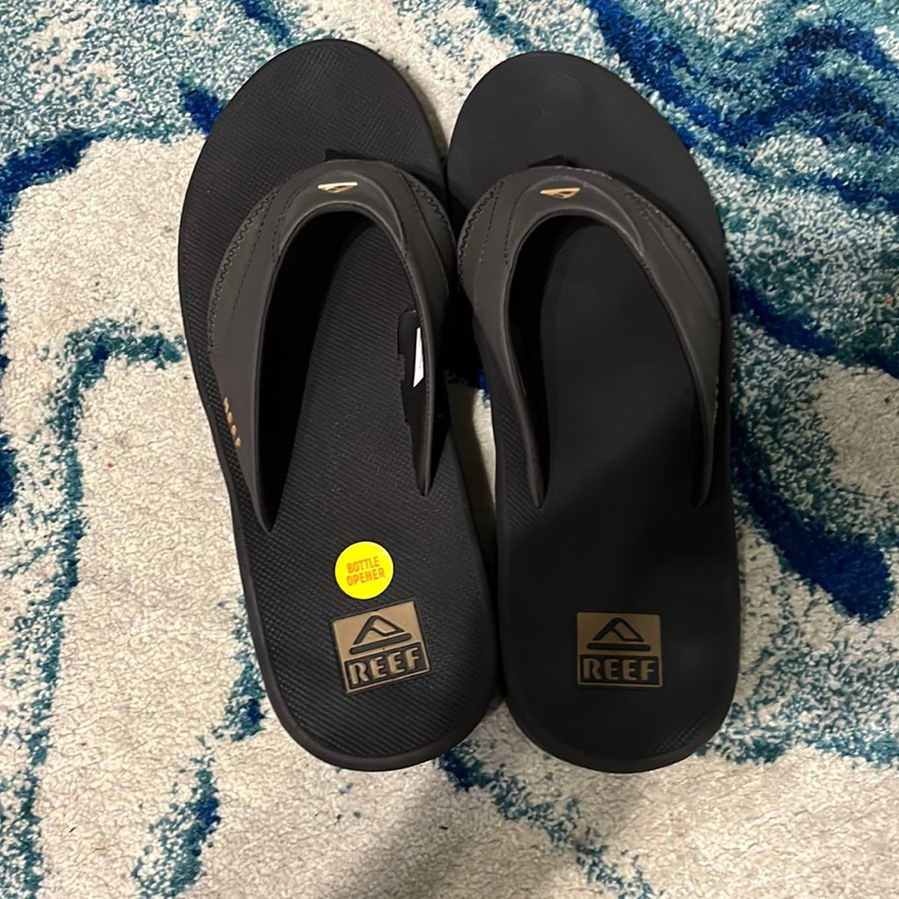 Brown Reef Flip-Flops size 12.